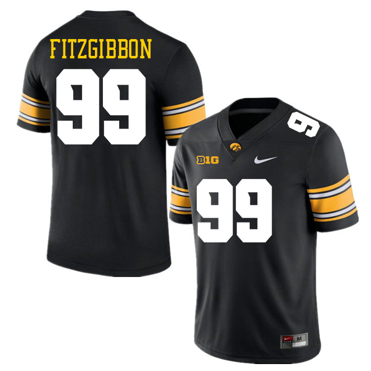 Brad Fitzgibbon Iowa Jersey,University Of Iowa Hawkeyes Fotoball Uniforms,Jersey,Gears-Black